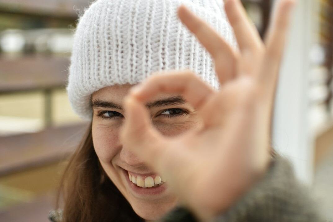 Portrait of a smiling young woman